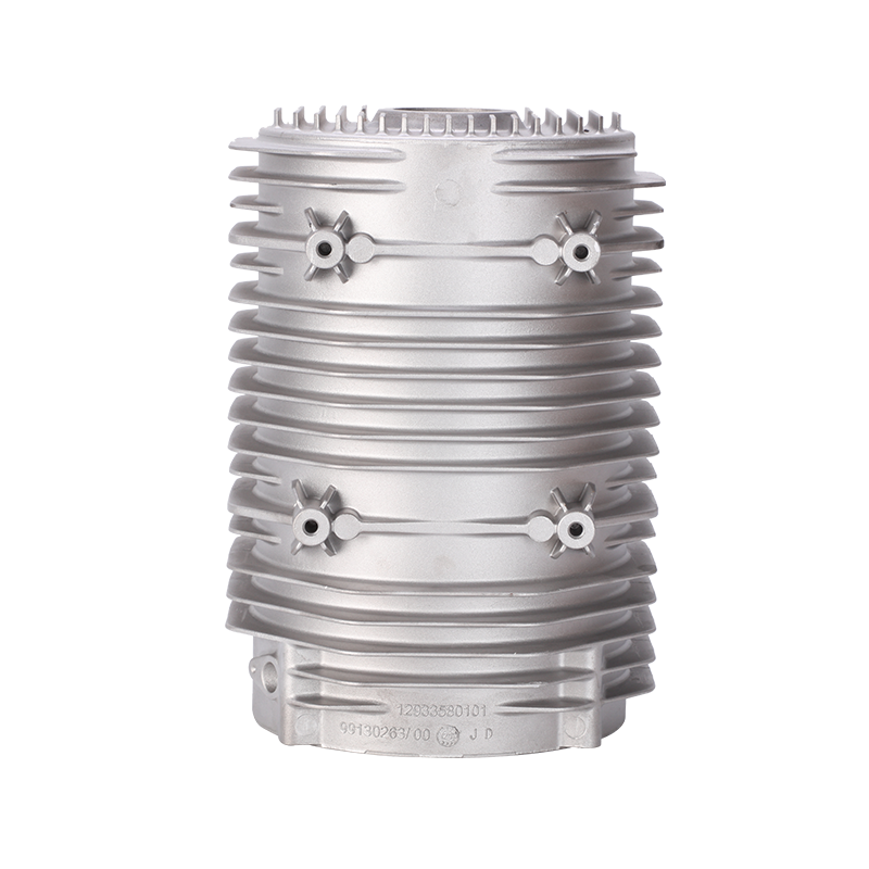 Aluminium -Würfel -Guss -Trommeln mit bearbeiteten Löchern und Fäden